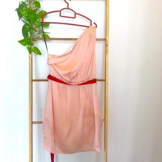 Satin Toga Dress