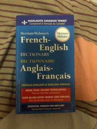 FRENCH-ENGLISH DICTIONARY