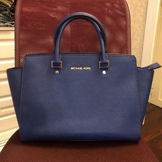 Michael Kors Selma Blue Large Size