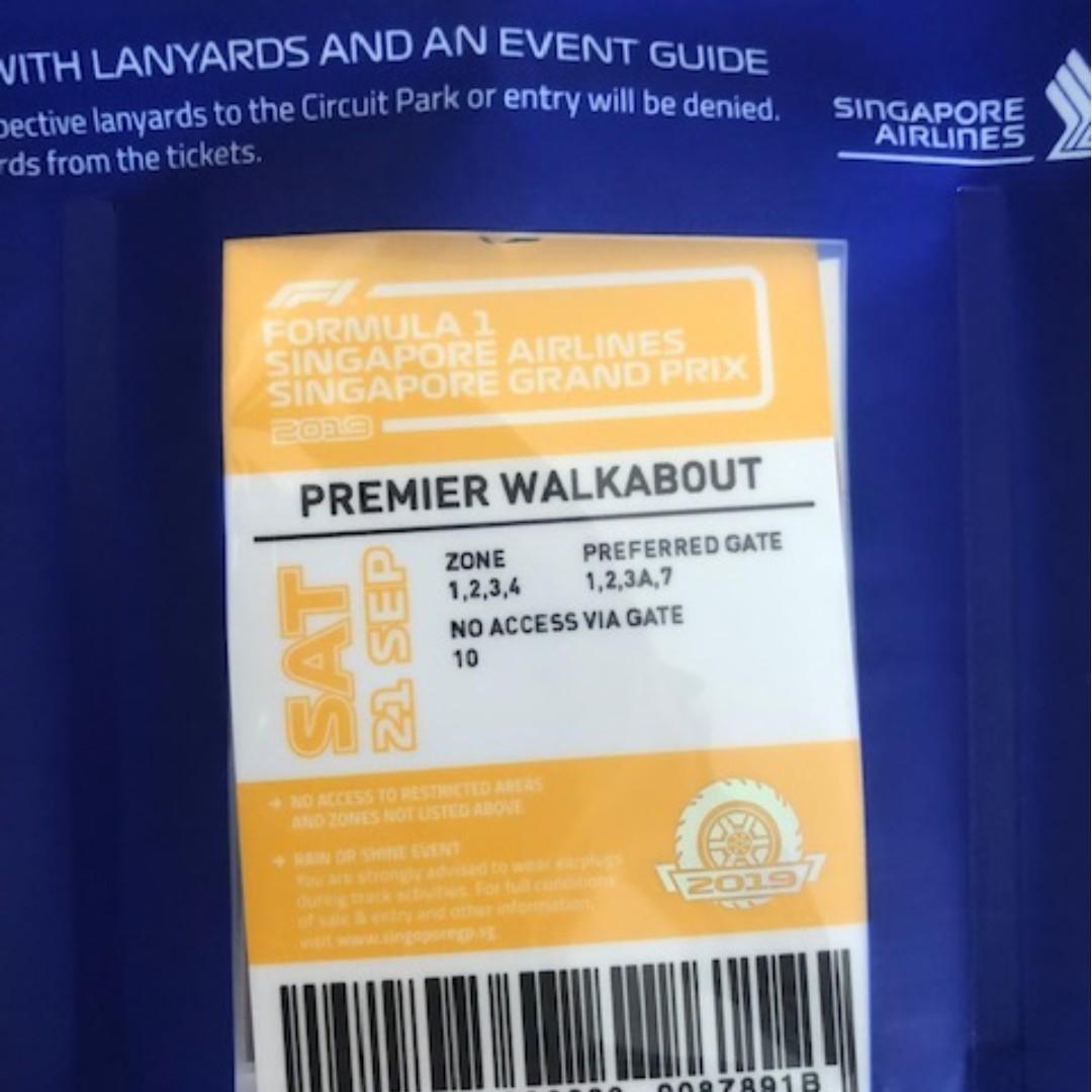 singapore grand prix 2019 tickets