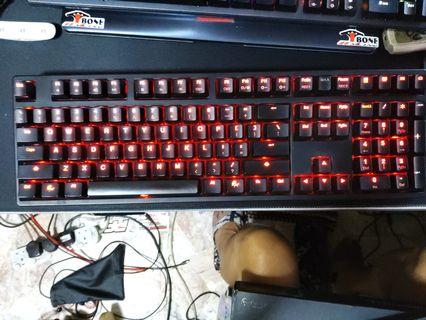 Ducky Shine 2 Blue Cherry MX SWITCH Red Led Mechanical Keyboard