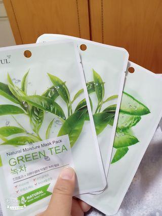 面膜蘆薈+綠色面膜