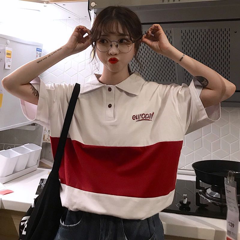 Oversized online polo women's