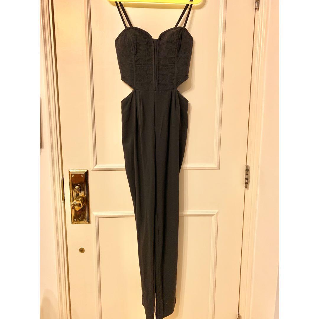 h&m navy jumpsuit
