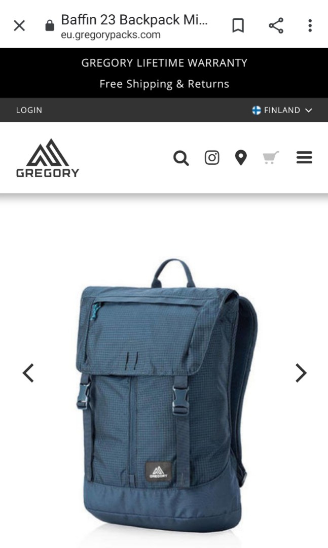 gregory baffin 24l backpack