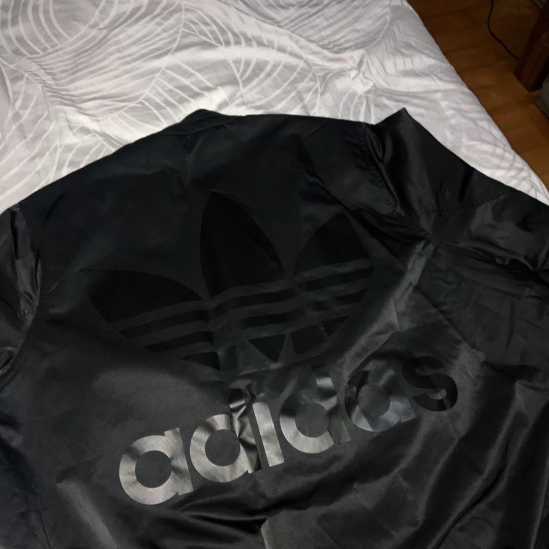 Adidas jacket blue and white or deals black and brown
