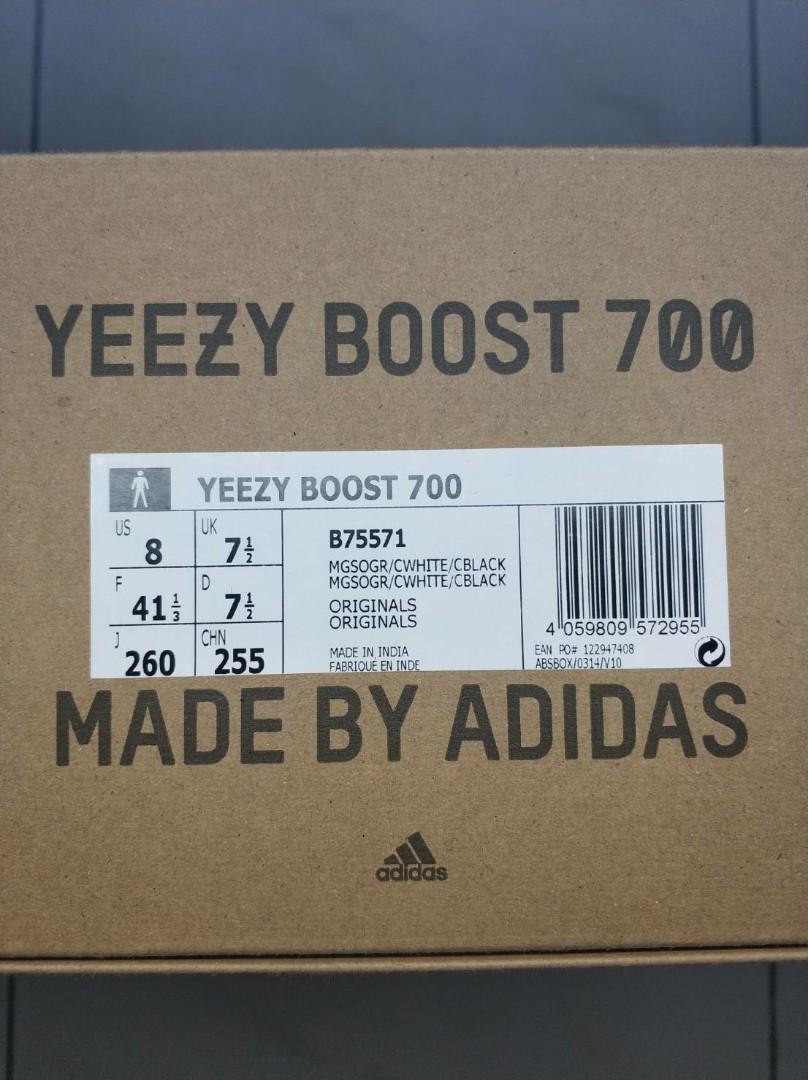 Adidas Yeezy 700 Wave Runner ORIGINAL