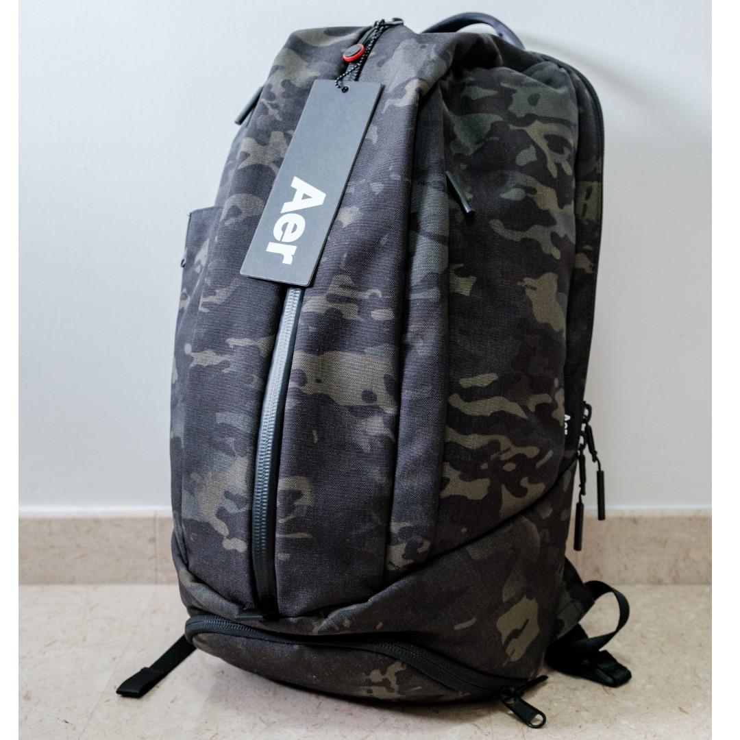 aer travel pack 2 black camo