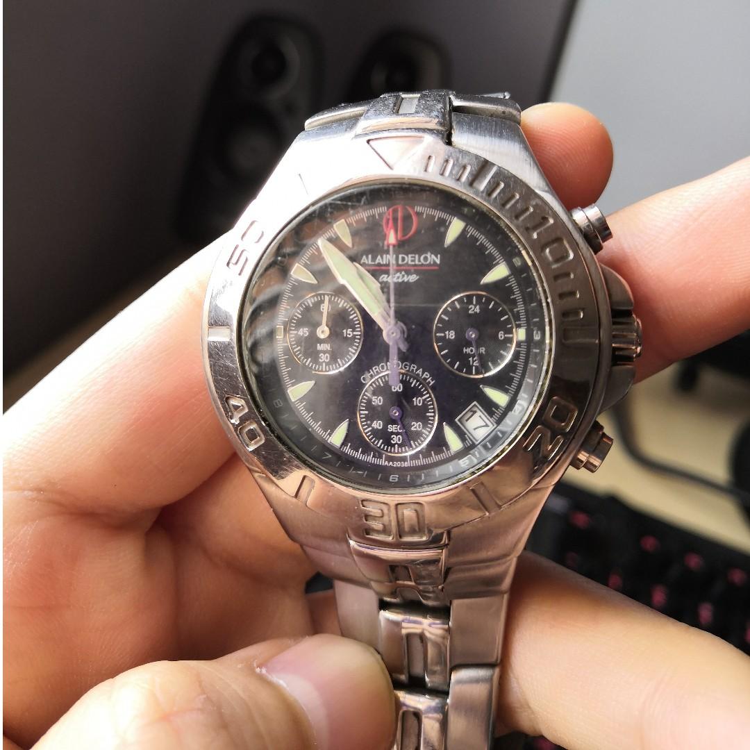 Alain delon 2025 chronograph watch