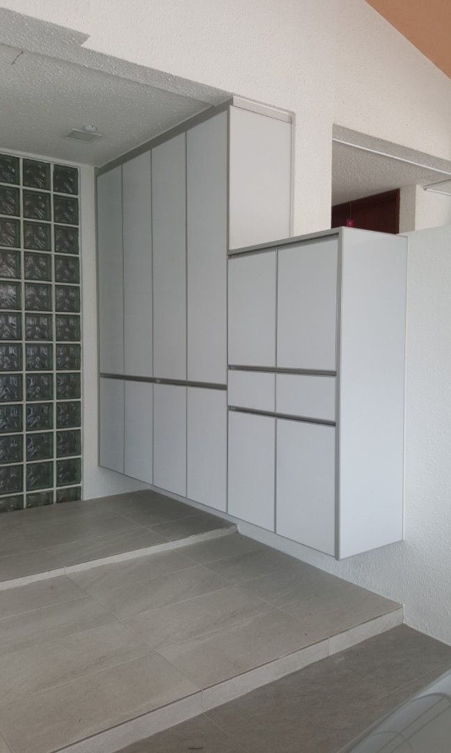 Aluminium Shoe Storage Cabinet Outdoor Home Services