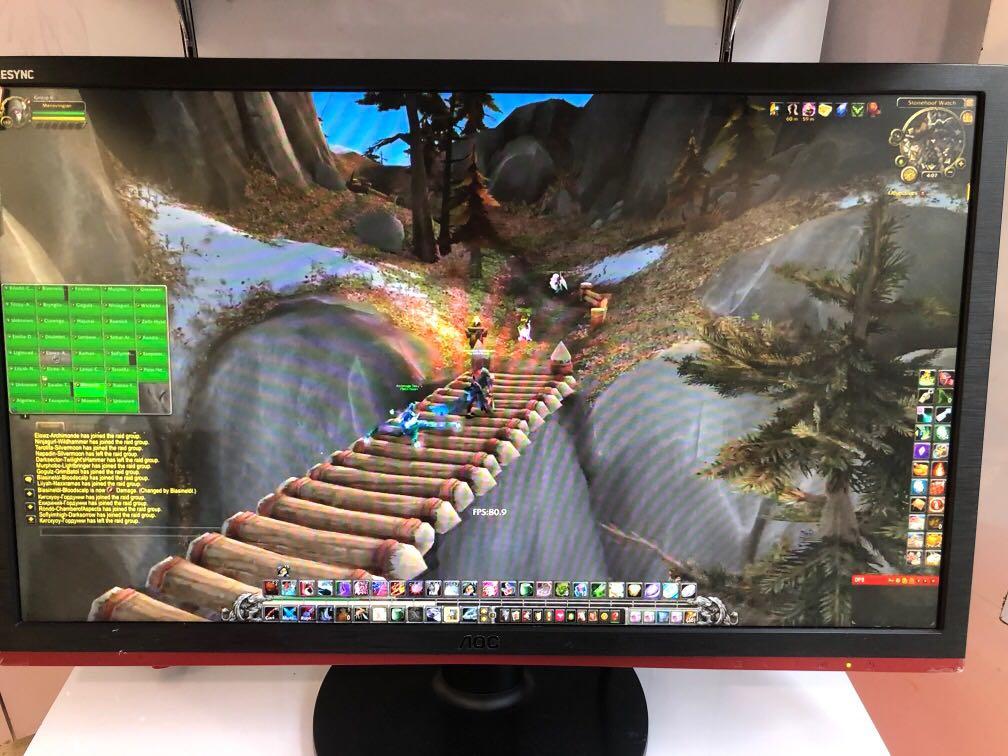 Aoc 24 Gaming Monitor Electronics Computer Parts Accessories On Carousell