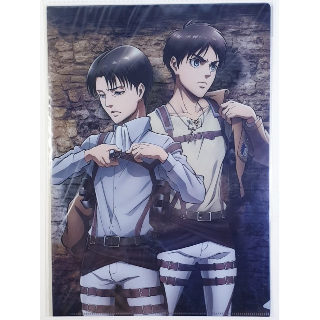 Attack On Titan Plastic Folder, Hobbies &amp; Toys, Stationery &amp; Craft ...