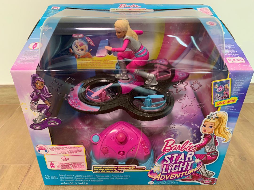 barbie rc flying hoverboard