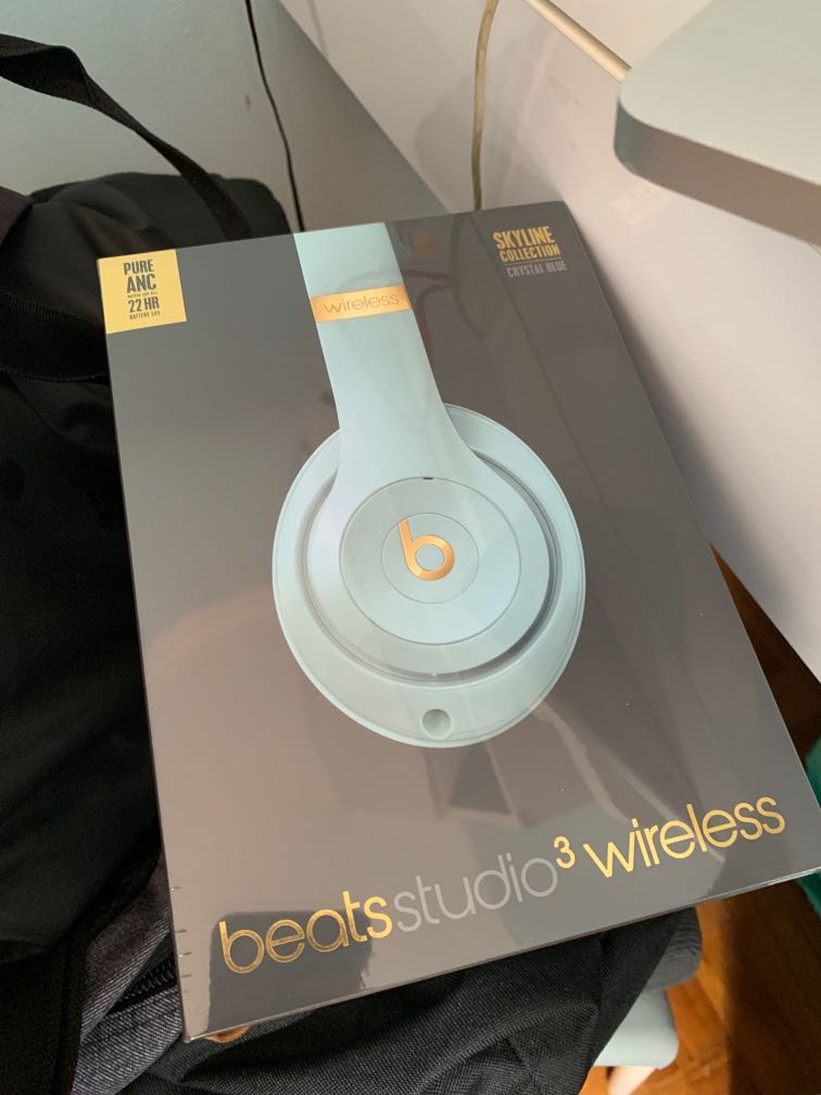 Beats Studio3 Wireless Crystal Blue ヘッドフォン | red-village.com