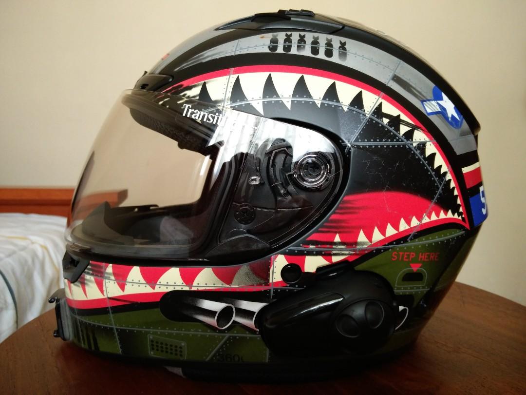 Bell Qualifier DLX Devil May Care Motorcycle Helmet With
