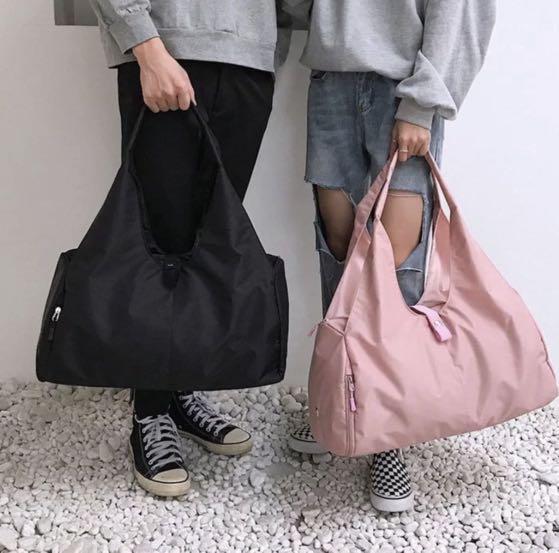 Blush pink gym bag clearance