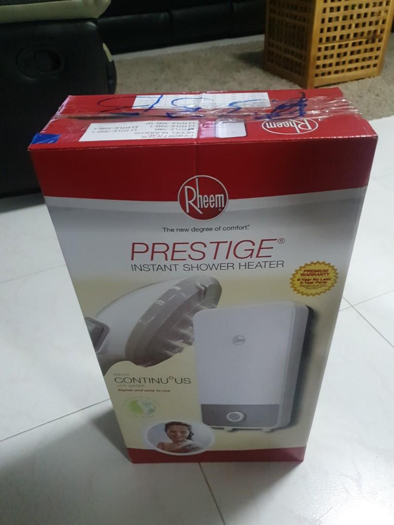 BNIB Rheem Prestige Water Heater RTLE 33B, Everything Else on Carousell