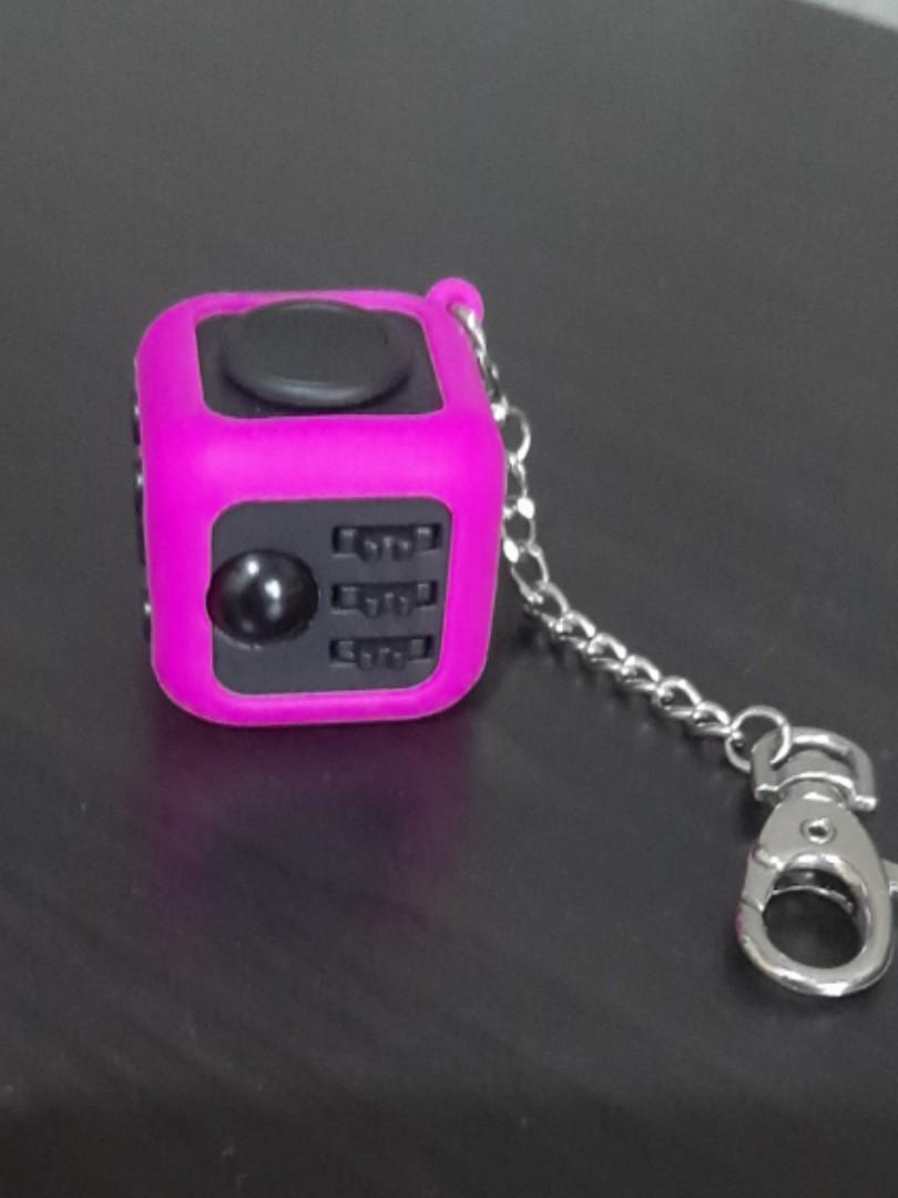 fidget cube keychain