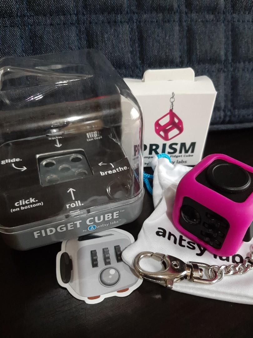 Bundle Original Fidget Cube Limited Edition In Midnight Black Prism Keychain In Pink Hobbies Toys Toys Games On Carousell Bundle Original Fidget Cube Limited Edition In Midnight Black Prism Keychain In Pink Hobbies Toys Toys Games On Carousell
