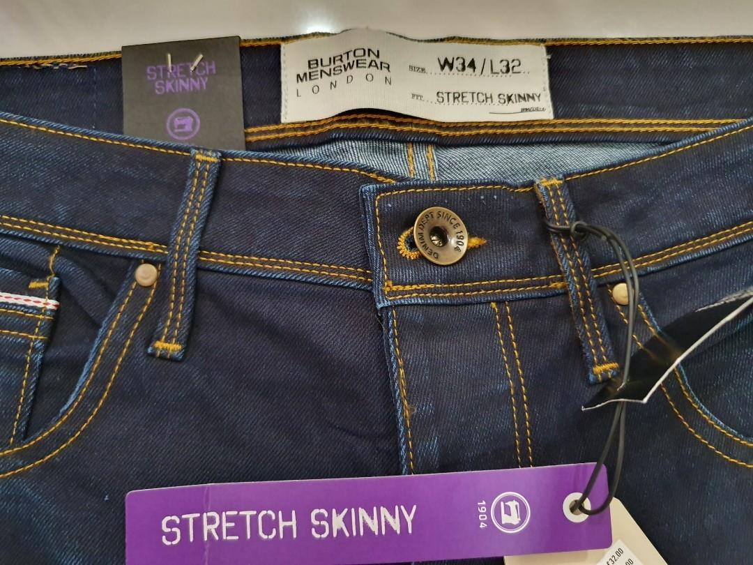 Original Burton Menswear London denim jeans brand new