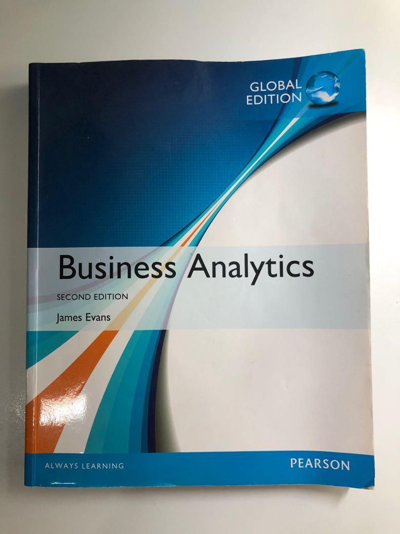Business Analytics 2nd Edition James Evans Books Stationery
