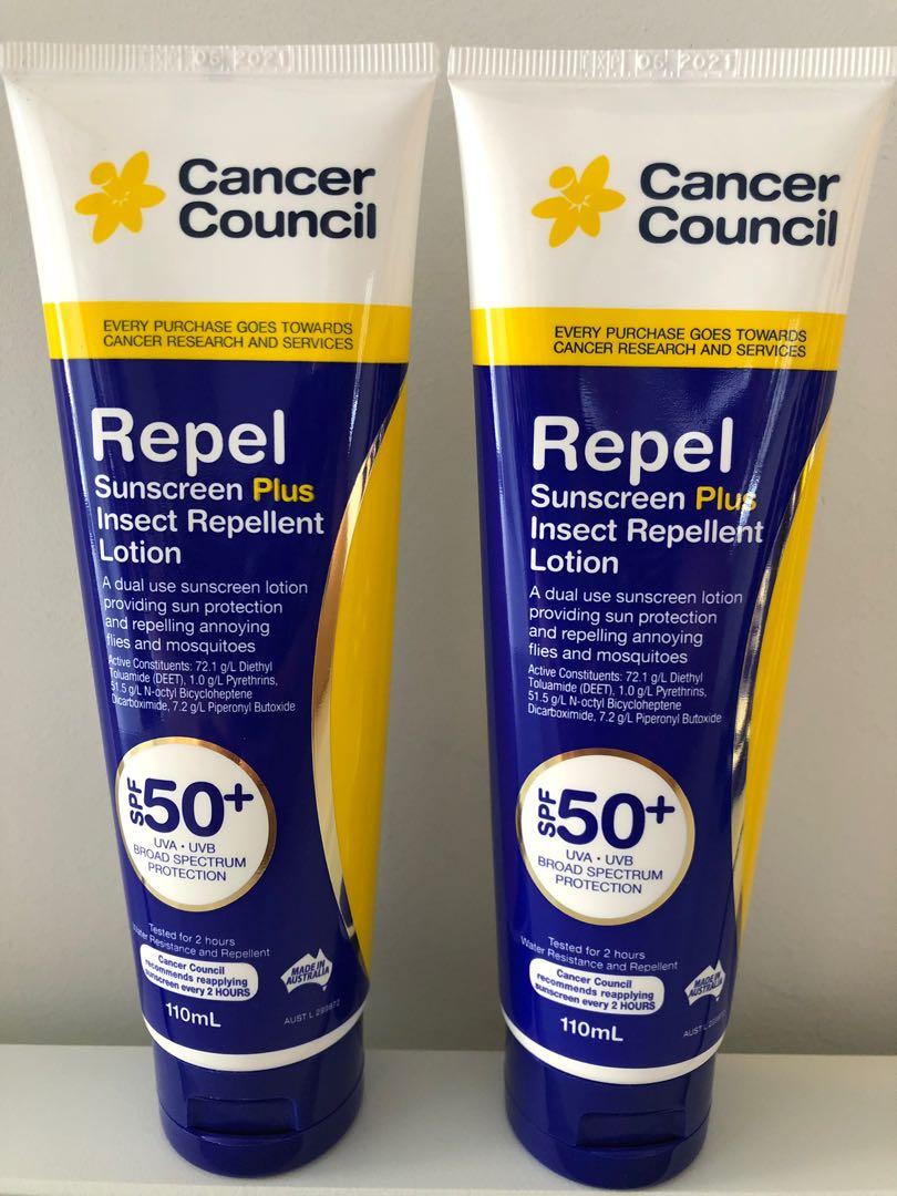 Cancer Council Sunscreen plus Insect Repellent SPF 50+, Beauty