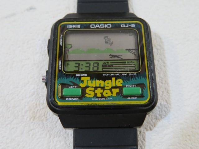 Casio Watch Gj 9 Jungle Star Watch Game Antiques Vintage Watches Jewellery On Carousell