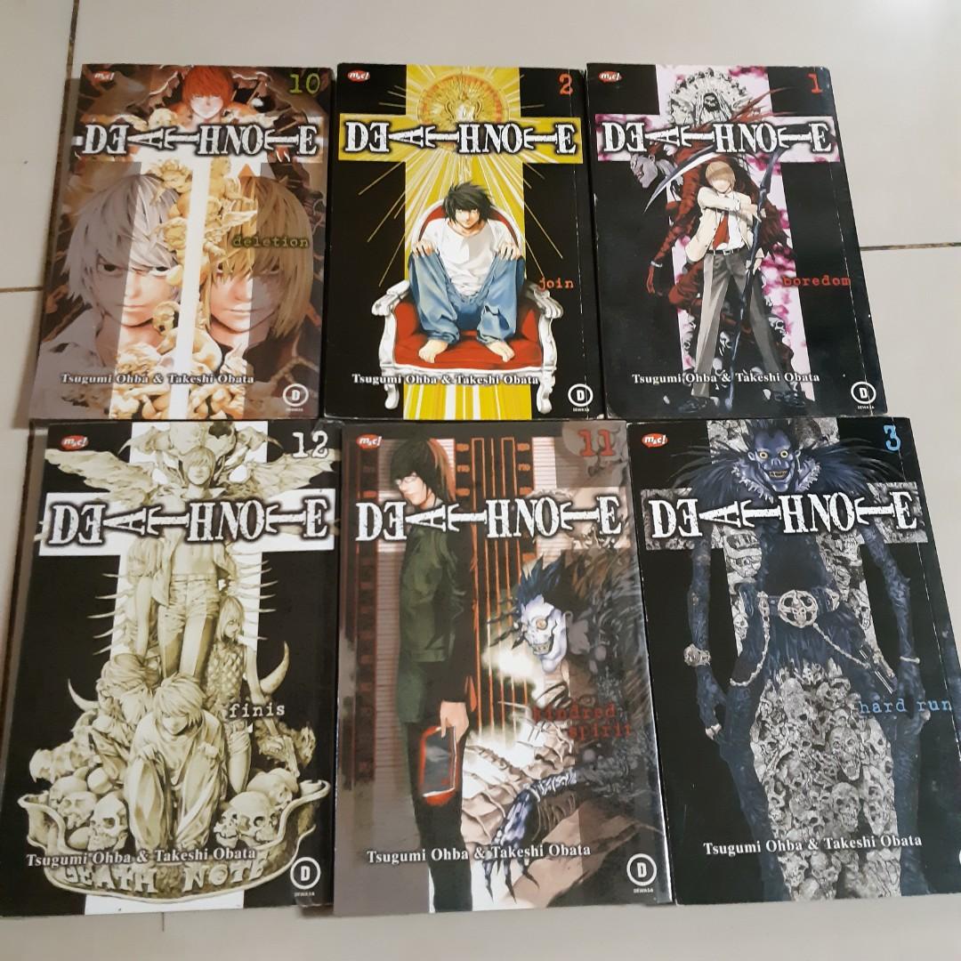Death Note Comic Books Stationery Comics Manga On Carousell