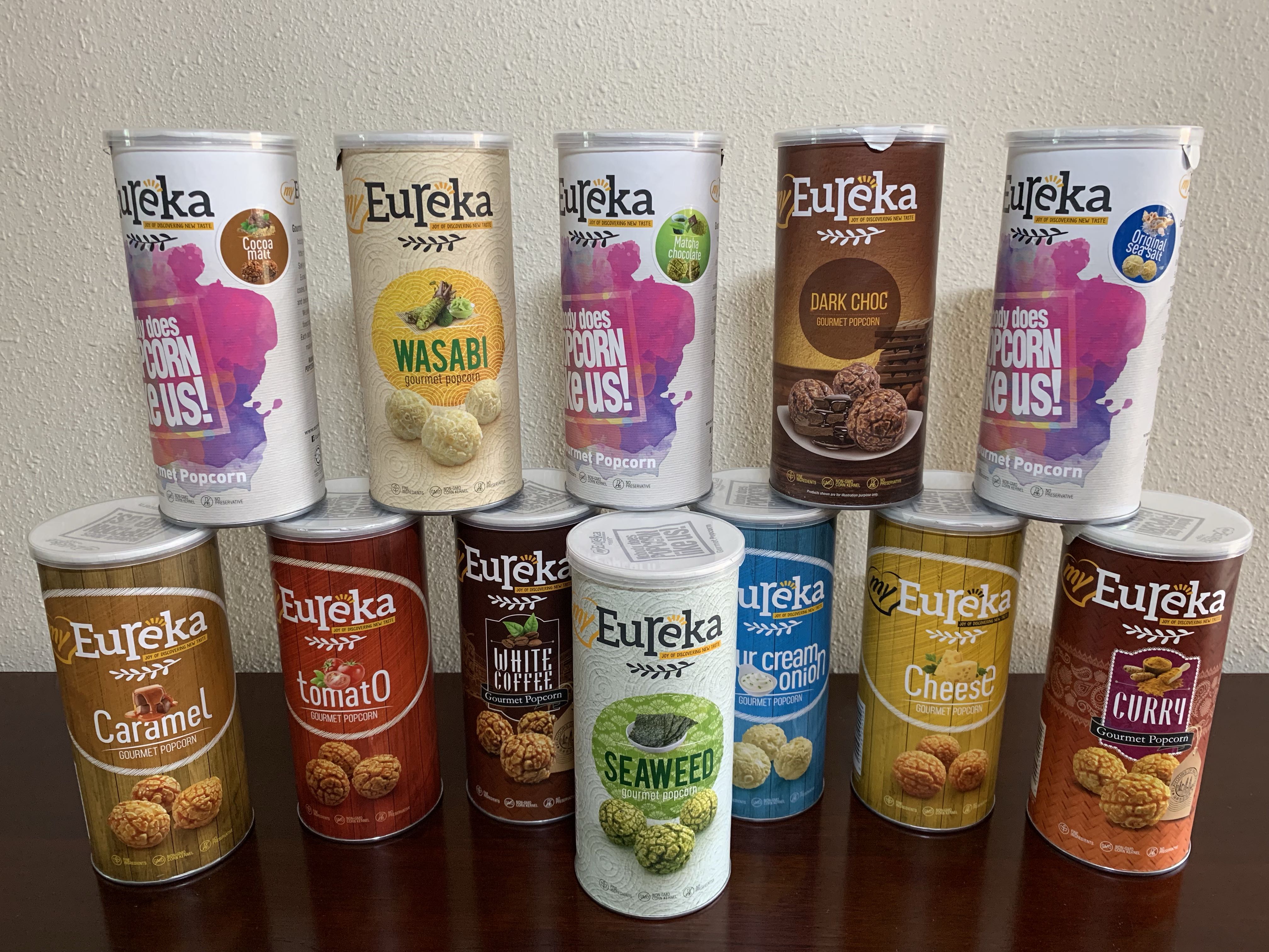 Eureka Popcorn (70g Cans), Food & Drinks, Packaged & Instant Food on