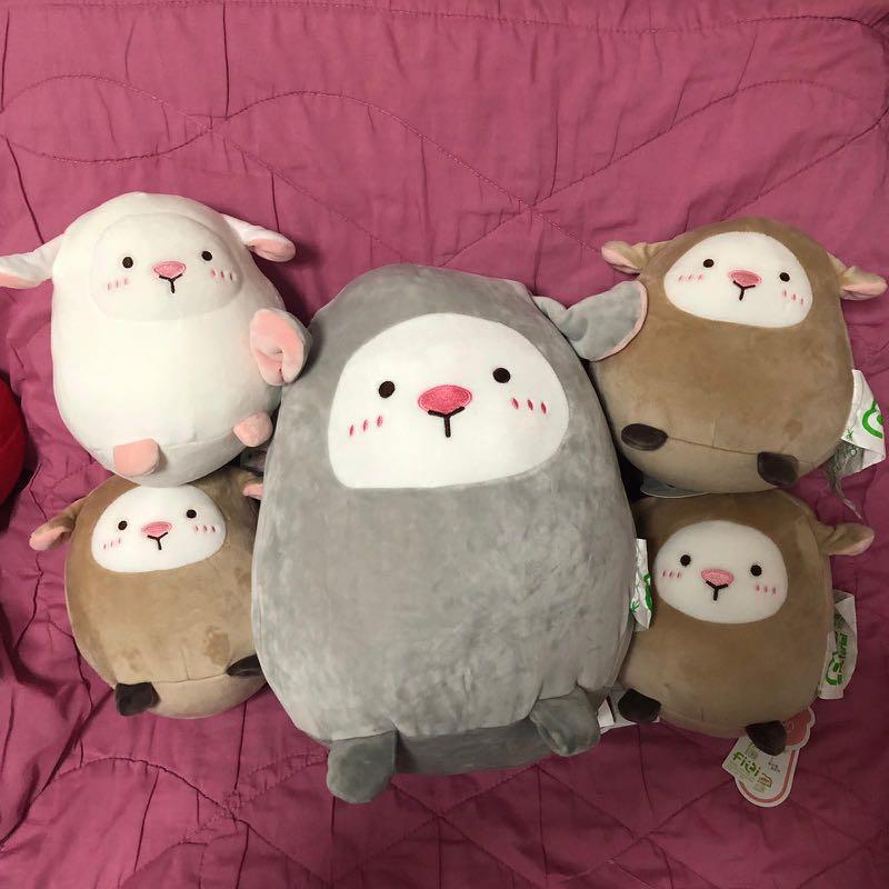fat sheep stuffed animal