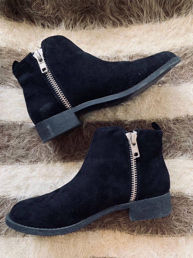 Faux suede ankle boots forever 21 sale