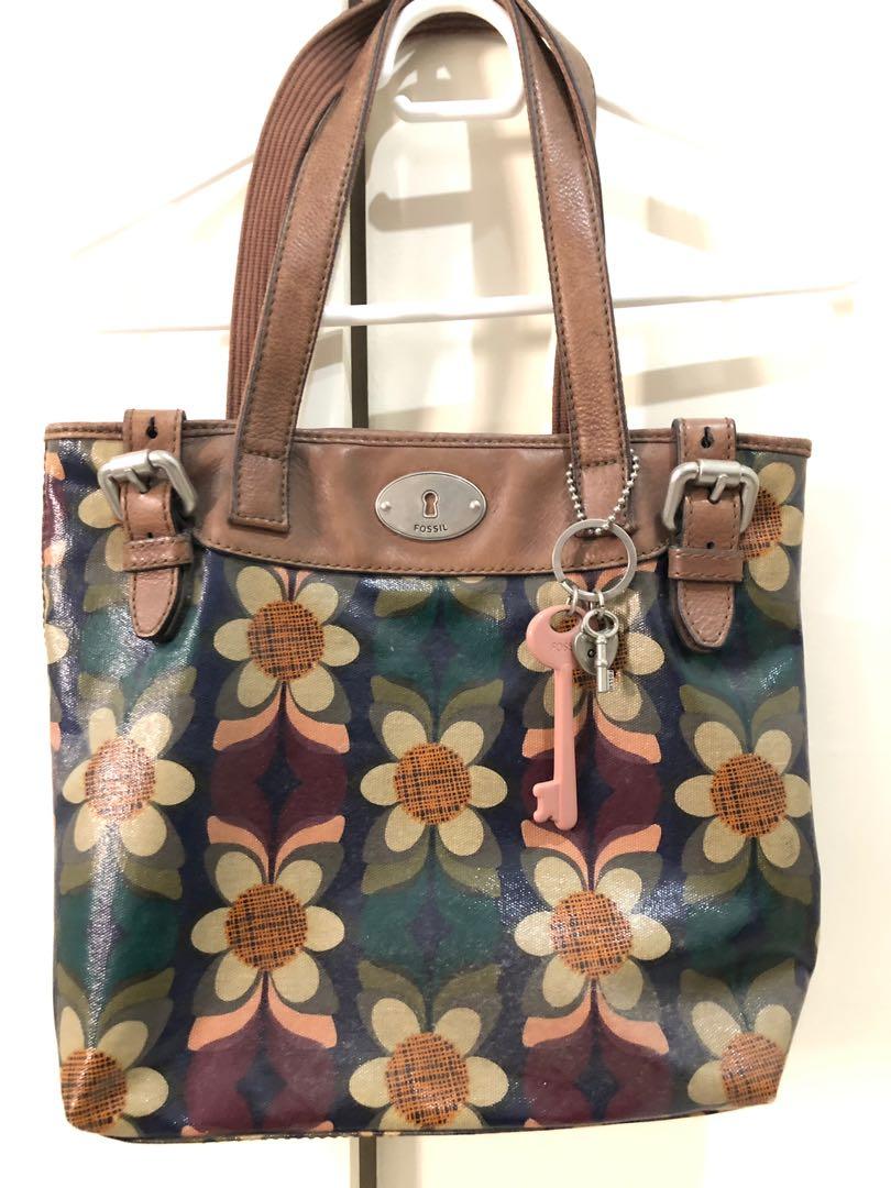 Fossil Floral Handbag