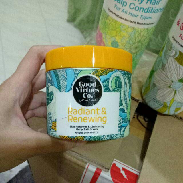 Good Virtues Co Body Salt Scrub 200g Free Postage Health Beauty Skin Bath Body On Carousell