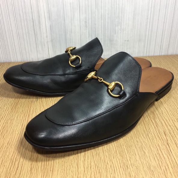 GUCCI Black Kings Slip On Loafers Men s Fashion Footwear Dress Shoes on Carousell