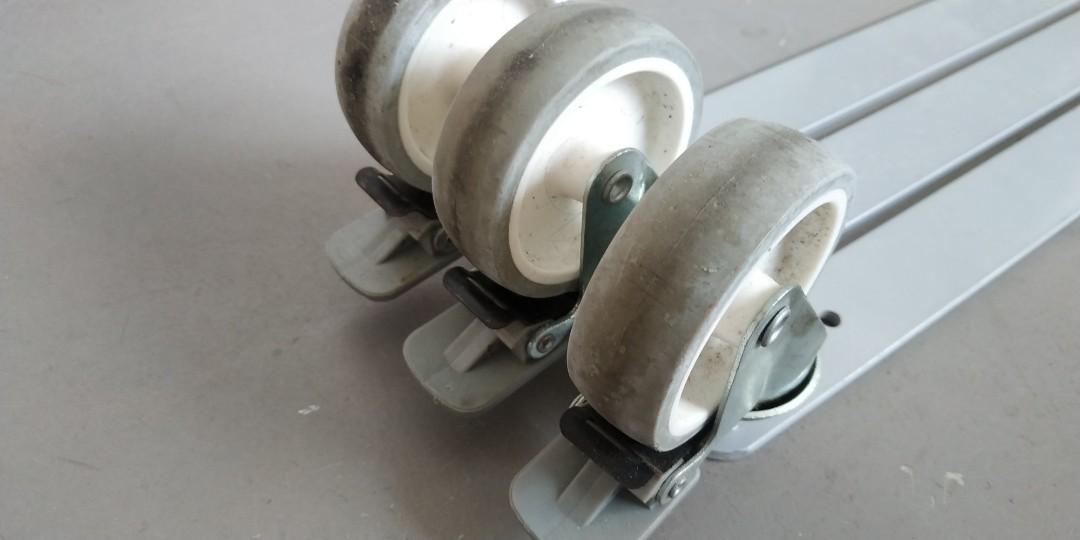 Ikea kallax steel rail hardware with casters sales