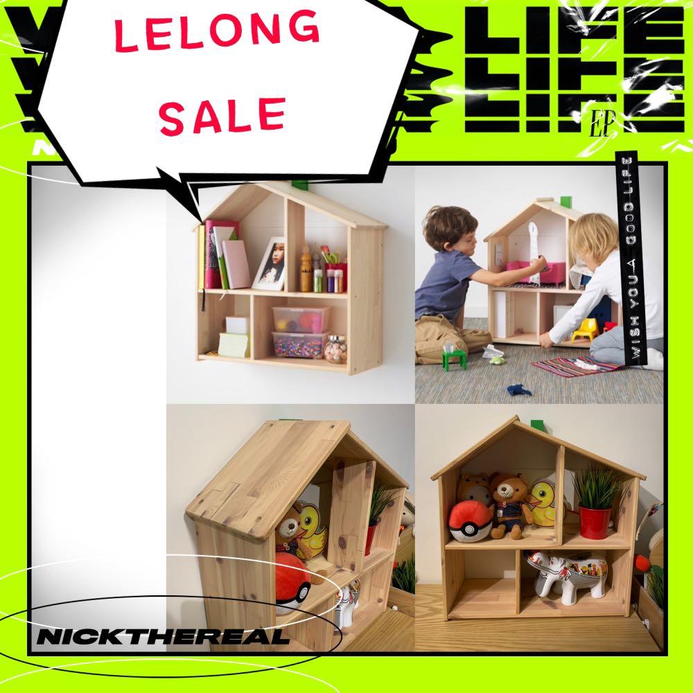 IKEA playhouse bookshelf deco kids toy