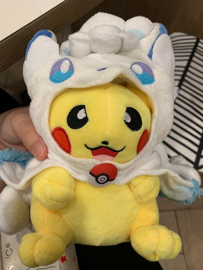 pikachu vulpix plush