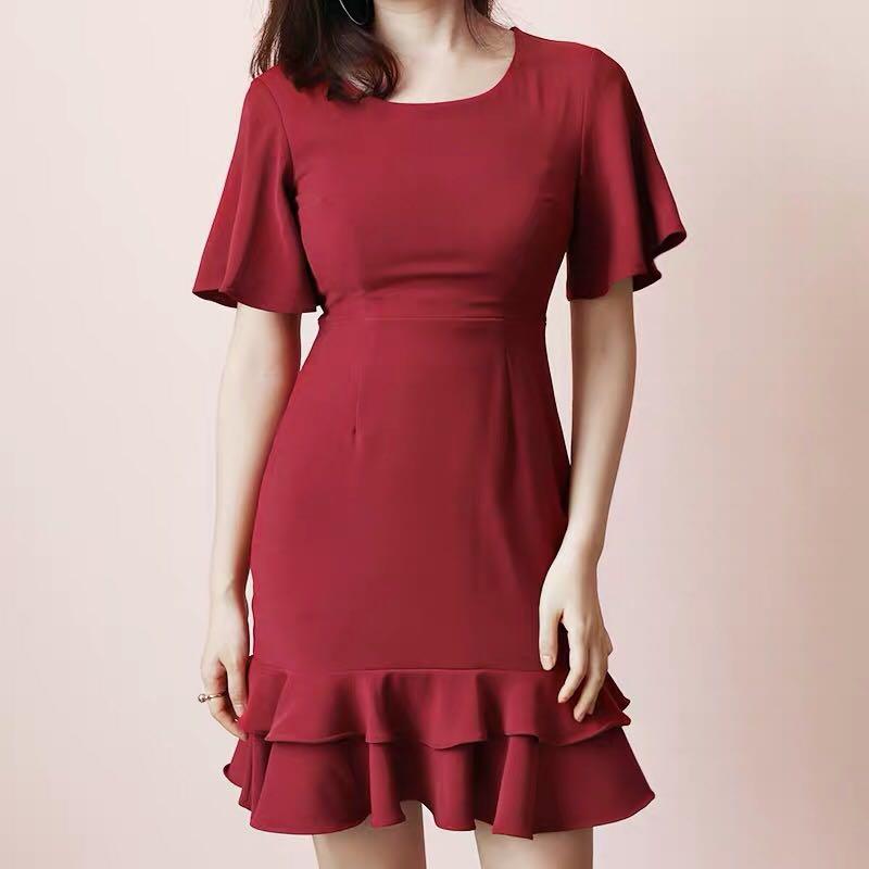 midi length work dresses