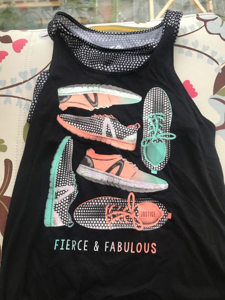 justice sports bras