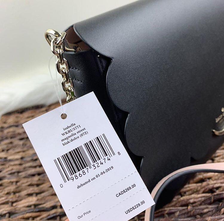 Kate Spade Izabella Magnolia Street Crossbody in Black Dolce