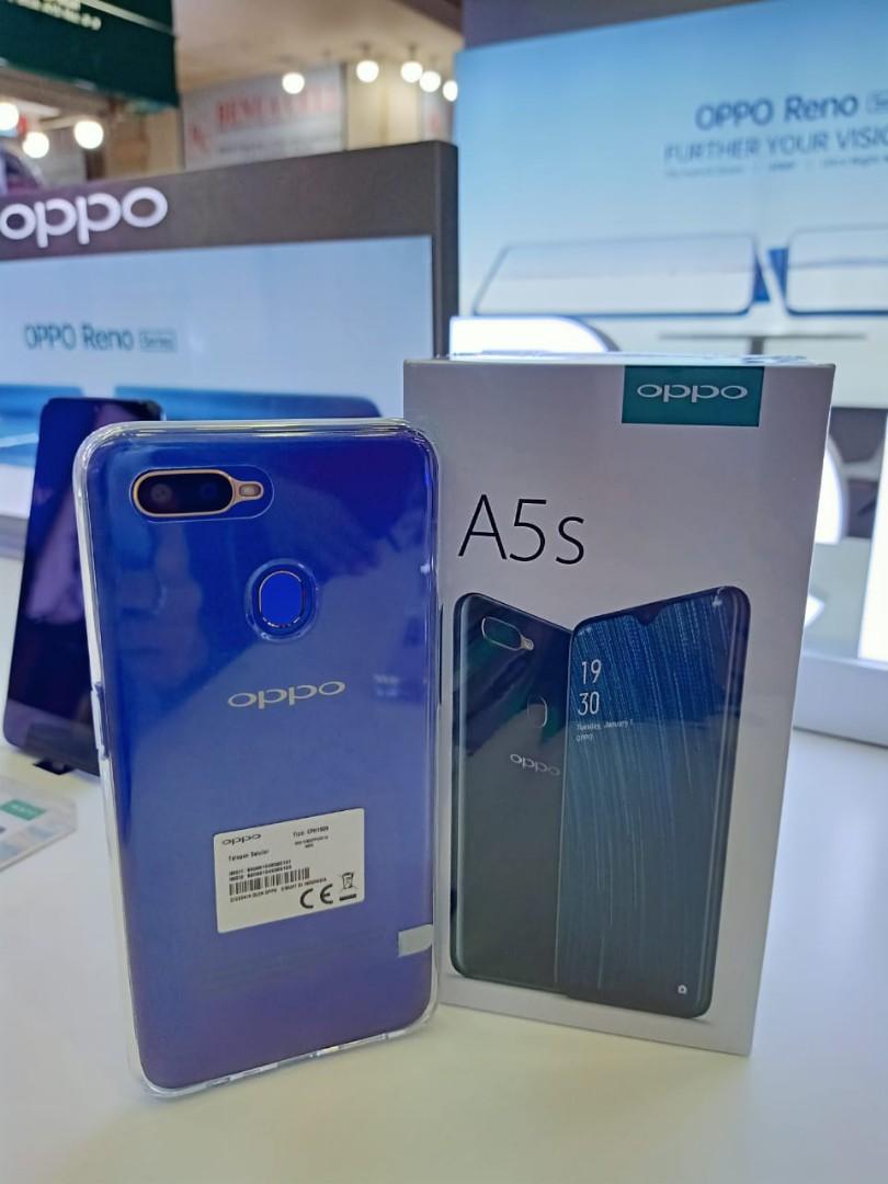 Kredit Hp Oppo A5s 3gb Dp 350rb Gratis 1x Cicilan Telepon Seluler Tablet Ponsel Android Oppo Di Carousell