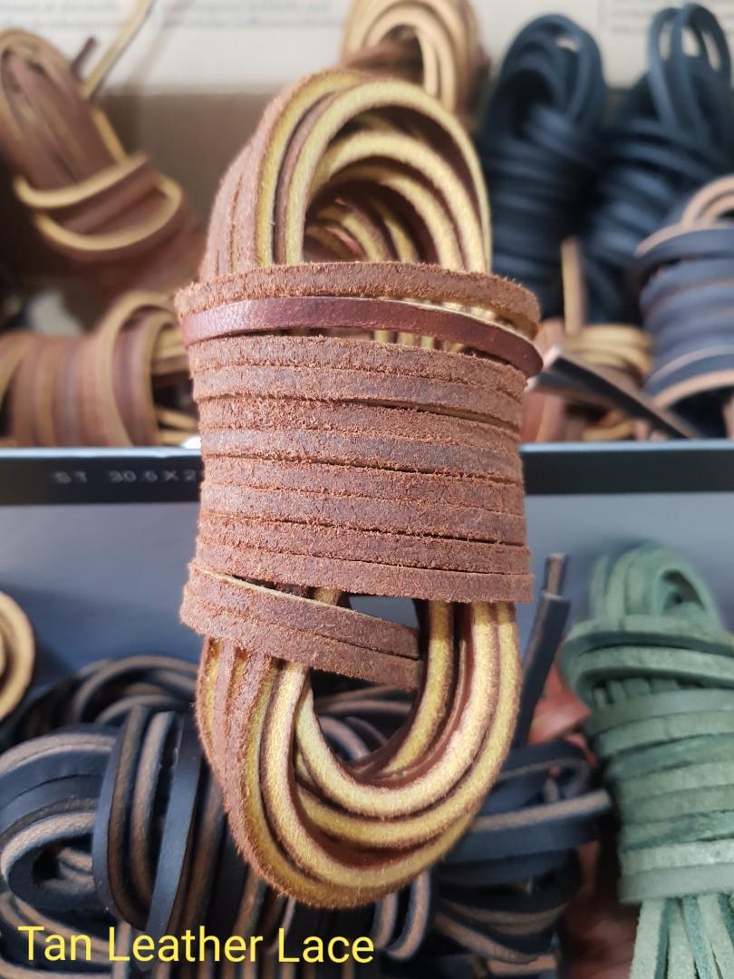 72 Rawhide Alum Tanned Leather Boot Laces - Guarded Goods