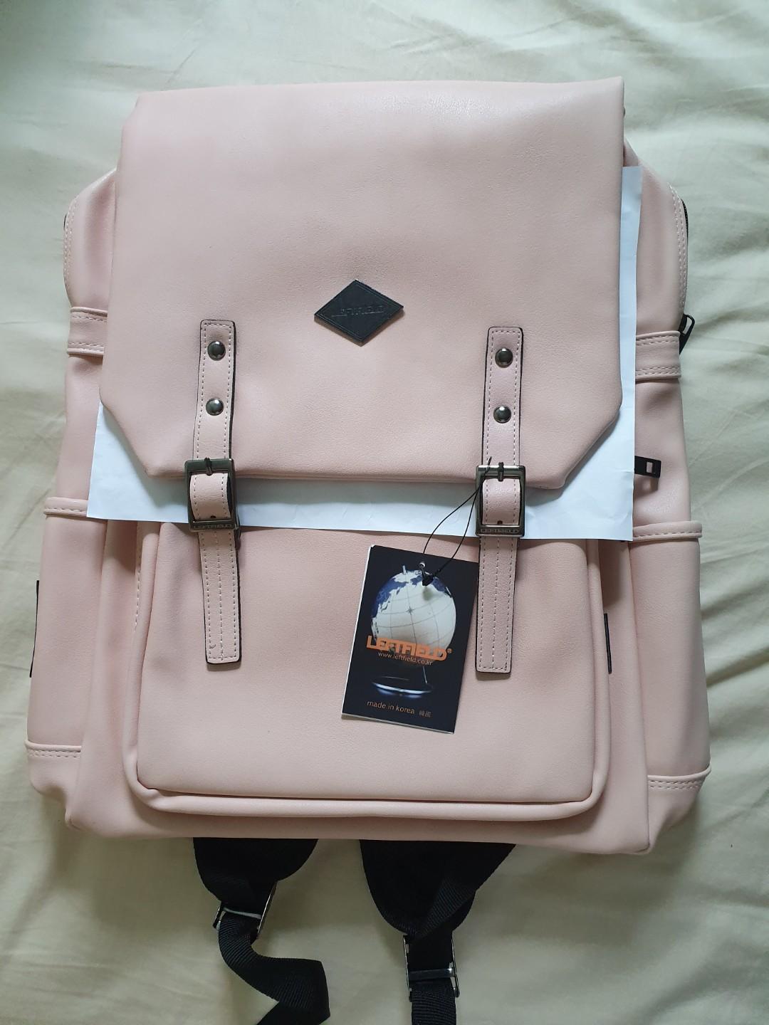 Leftfield Pastel Pink laptop bag Women s Fashion Bags Wallets Cross body Bags on Carousell