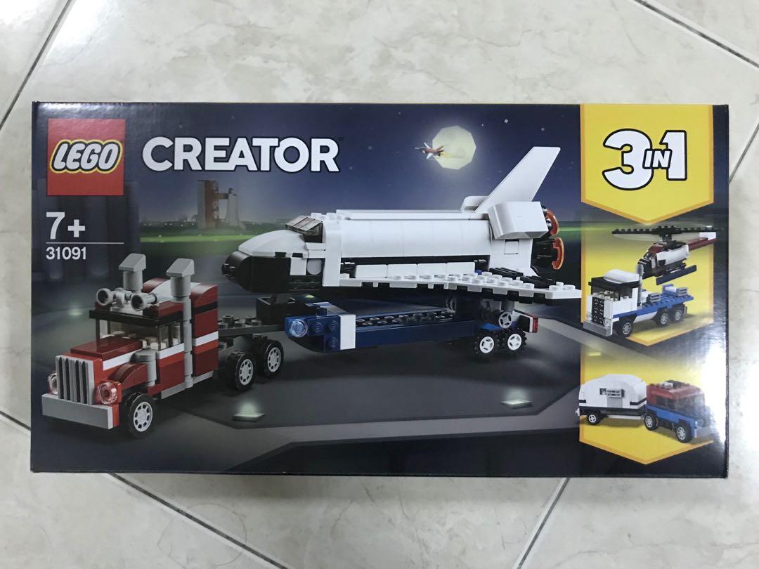 lego creator 3 in 1 shuttle transporter