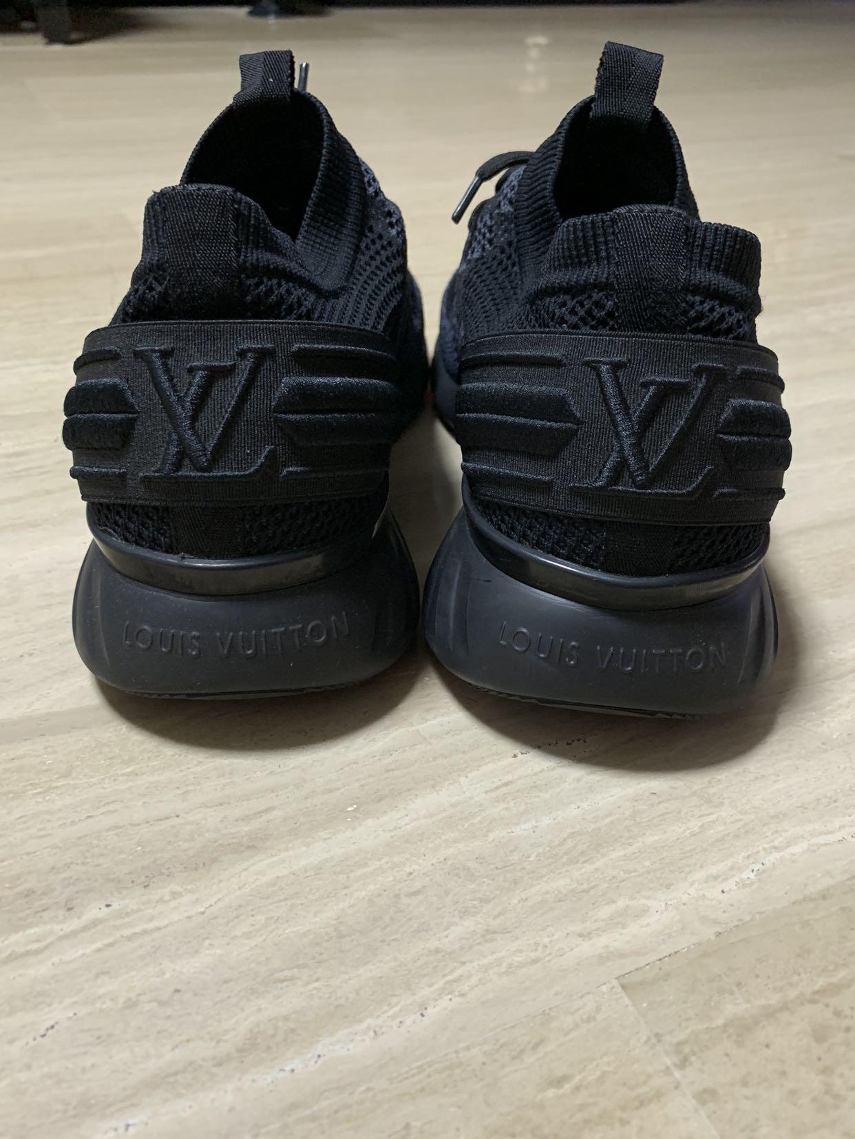 Fastlane cloth low trainers Louis Vuitton Black size 9.5 US in