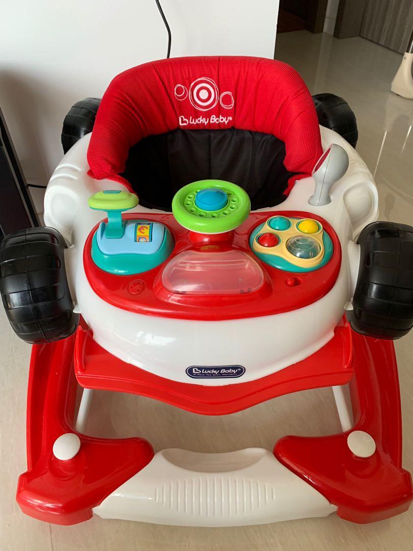 race car walker infant