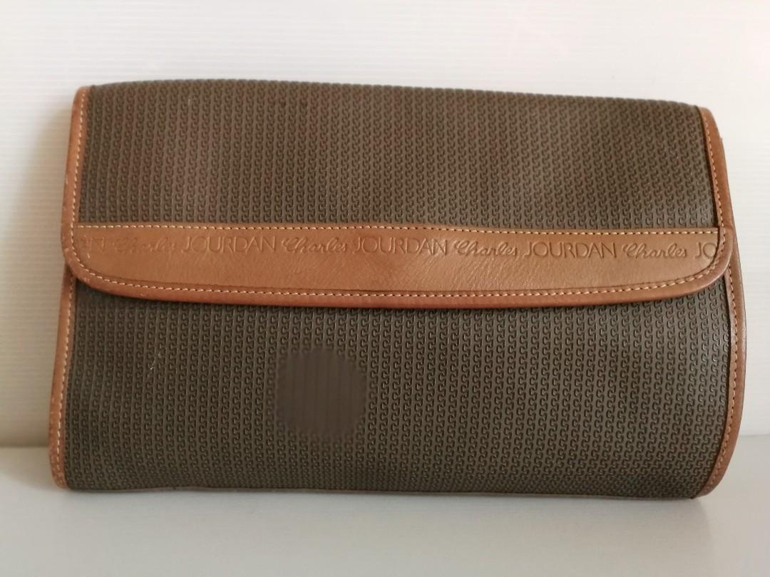 Luxury bags & wallets (Category: Luxury Bags & Wallets) located in Muntinlupa City. Submitted by mcjek1026 (Listing ID 246044607, Image 1). Description: Original vintage Charles Jourdan leather clutch bag. Pls check pics to appreciate. Dimensions: 10" x 7".