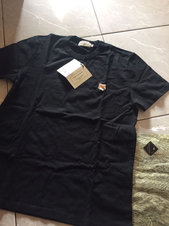 Maison Kitsune T Shirt Fesyen Pria Pakaian Atasan On Carousell