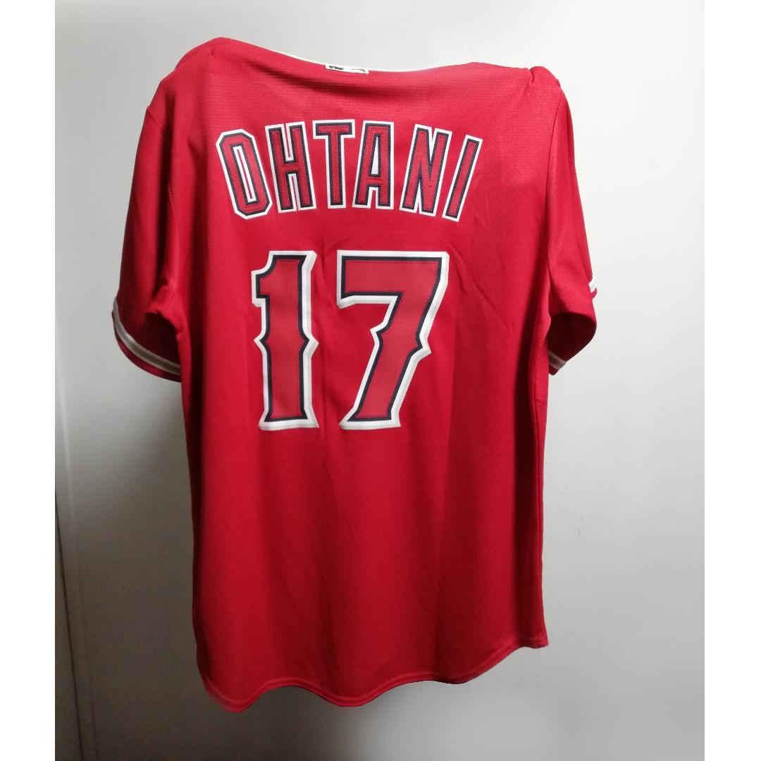 Shohei Ohtani (Men's Los Angeles Angels Majestic Scarlet Alternate Official  Cool Base Replica Player Jersey) M SIZE