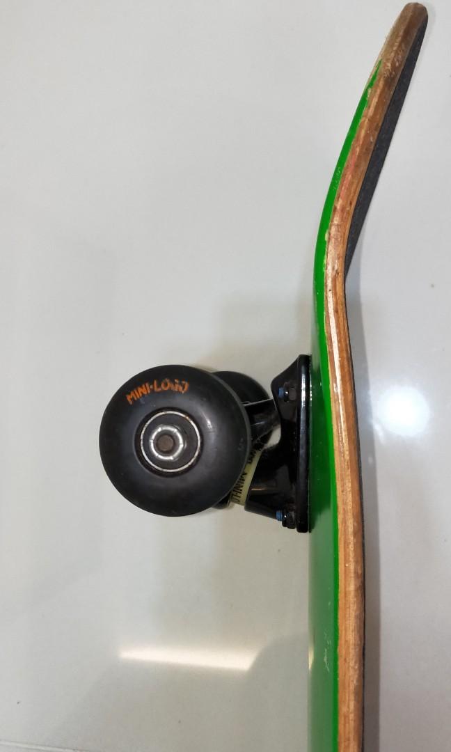 Mini Logo Skateboard equipped with Mini Logo Trucks and wheels, Sports